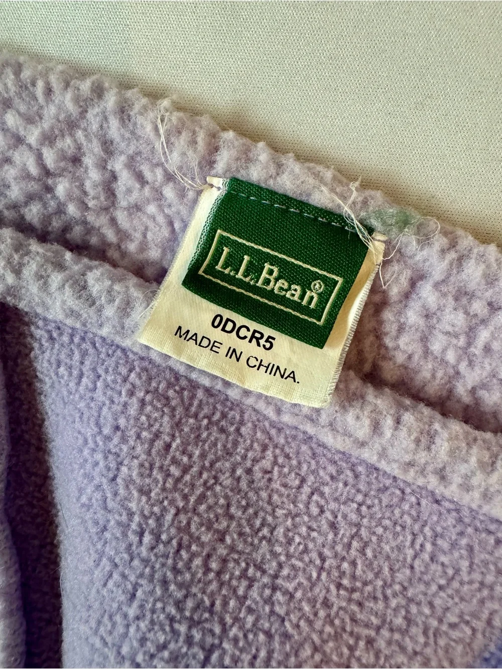 L.L. Bean Kids Lavender Fleece Earflap Hat